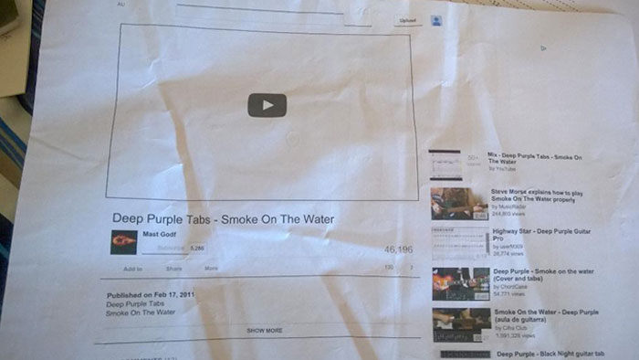 Oh Dear, Dad Tried To Print A Video