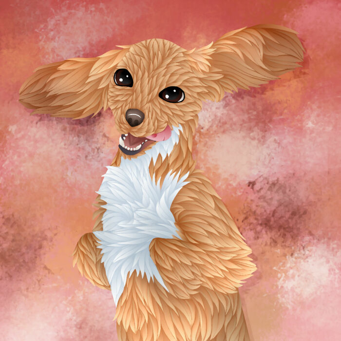 I Make Digital Animal Portraits In My Simple Yet Unique Art Style