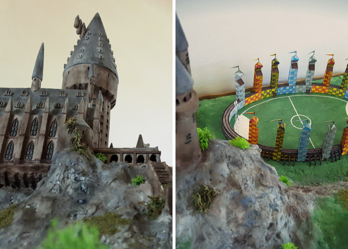 I Made An Entire Hogwarts Grounds Model From The Harry Potter Films