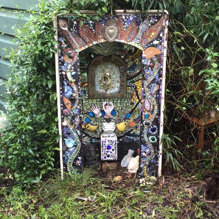My Mum Is A Mosaic Artist And Loves To Create Amazing Artworks That She Upcycles From Skips And Creeks (No Animals Were Harmed In The Making Of These Artworks)