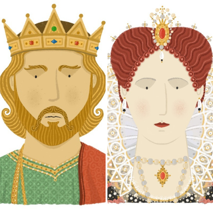 I Illustrated Kings And Queens Of England (13 Pics)