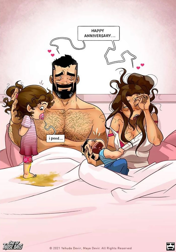 The Devir Family Welcomed Their Son Into The World, Here's How It's Going In 17 Funny Comics The Devir Family Welcomed Their Son Into The World, Here's How It's Going In 17 Funny Comics