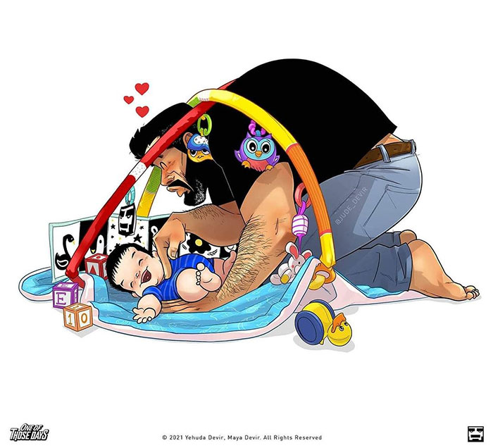 The Devir Family Welcomed Their Son Into The World, Here's How It's Going In 17 Funny Comics The Devir Family Welcomed Their Son Into The World, Here's How It's Going In 17 Funny Comics