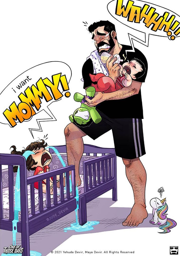 The Devir Family Welcomed Their Son Into The World, Here's How It's Going In 17 Funny Comics