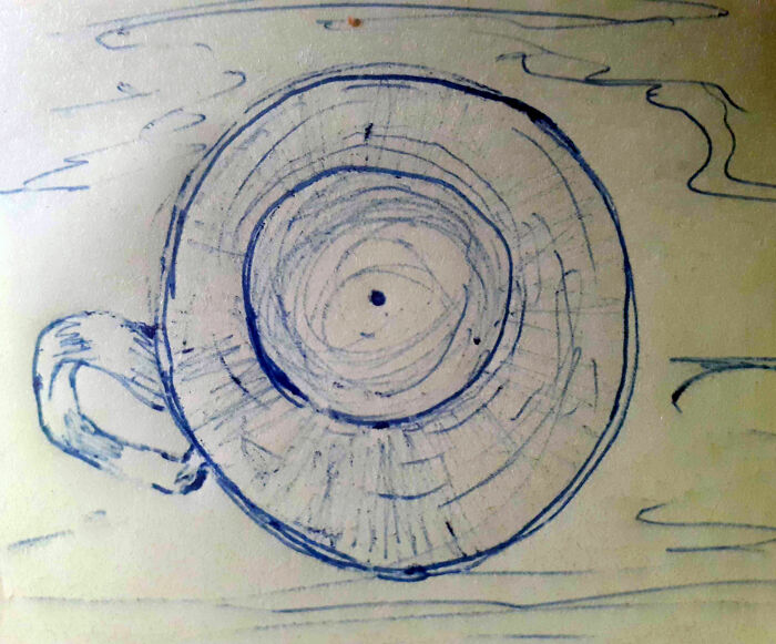 Empty Glass With A Hole, Twisted Perspective