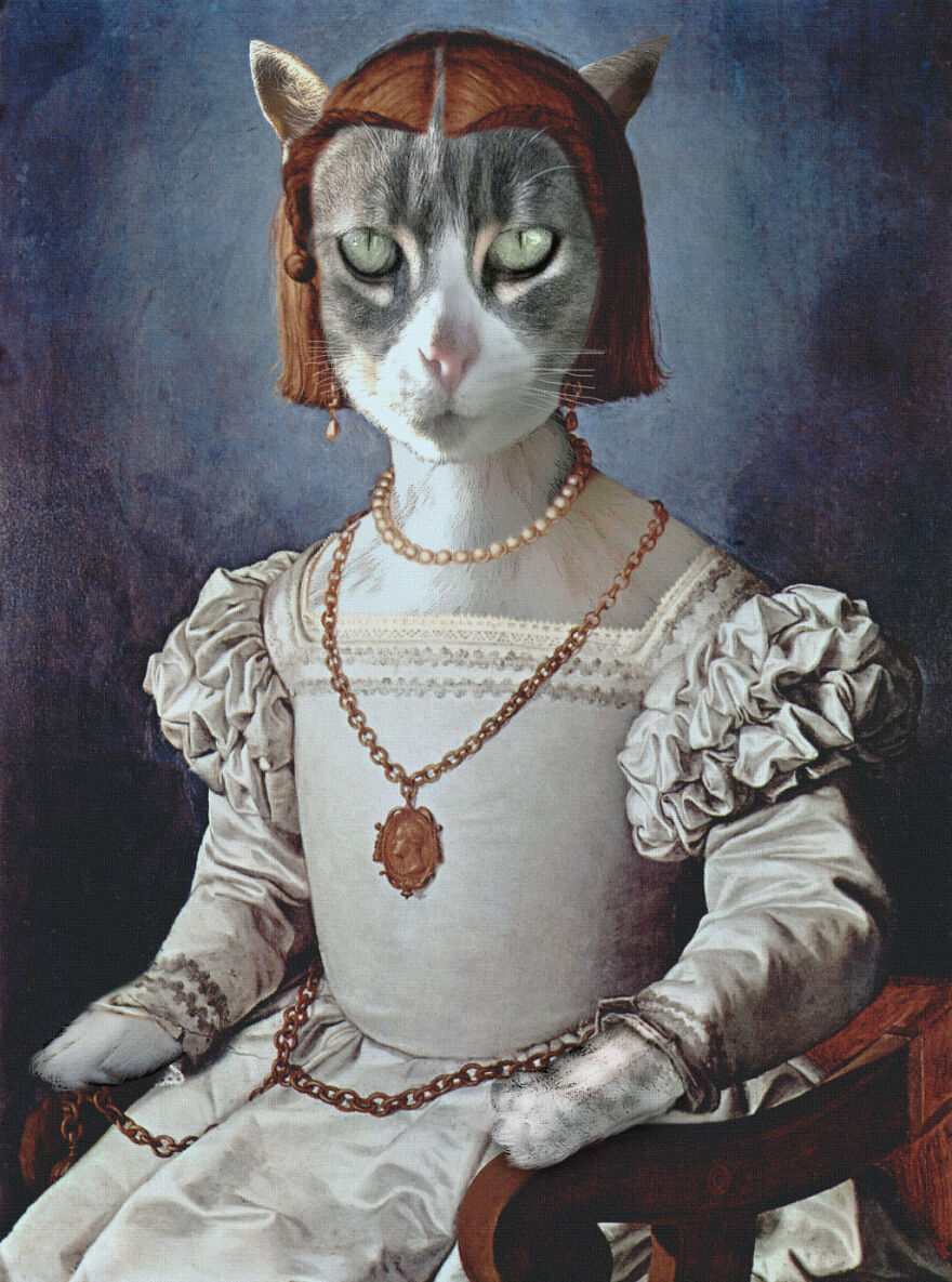 Digital Artists Were Challenged To Turn Animals Into Renaissance Paintings And Here Are The Top 20