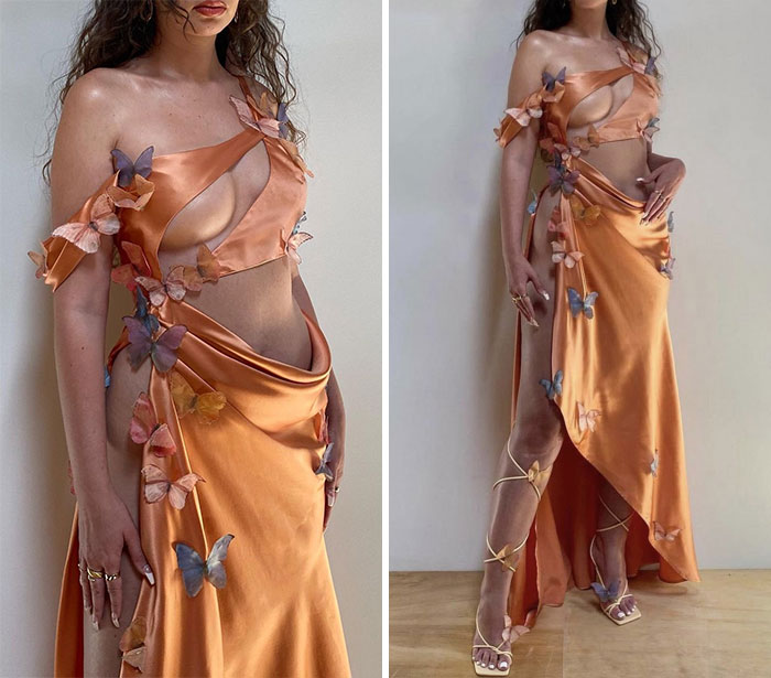 I Get The Idea Behind This, But The Colour/Draping/Fit Just Makes It So Unflattering