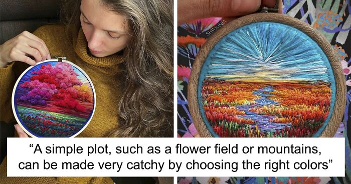 280K Folks On Instagram Can’t Get Enough Of These Colorful Embroideries By Artist Vera Shimunia, And Here Are 30 Of The Best Ones (New Pics)