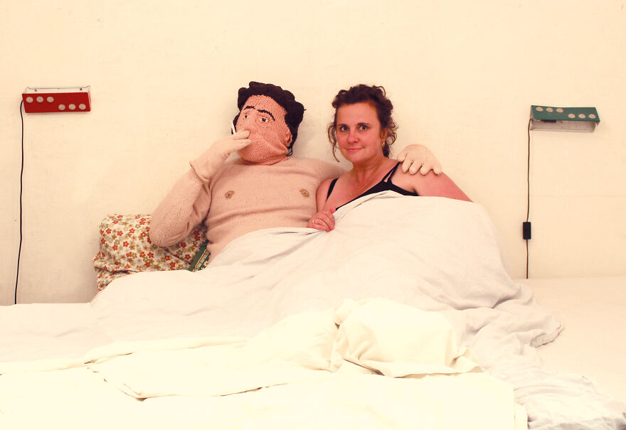 I Knitted A Son And Husband For Myself As A Joke And People Thought It Was Real