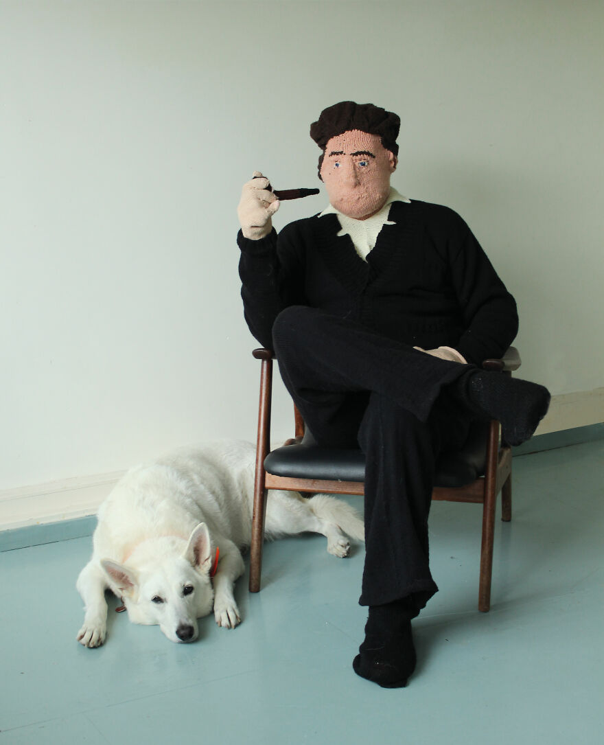 I Knitted A Son And Husband For Myself As A Joke And People Thought It Was Real I Knitted A Son And Husband For Myself As A Joke And People Thought It Was Real