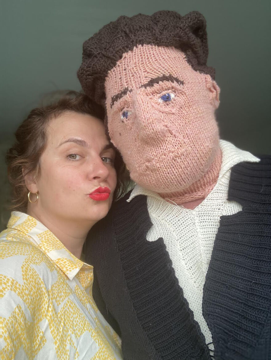 I Knitted A Son And Husband For Myself As A Joke And People Thought It Was Real I Knitted A Son And Husband For Myself As A Joke And People Thought It Was Real