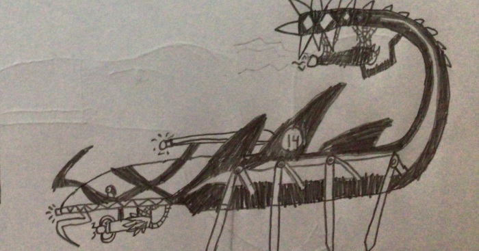 Hey Pandas, I Challenge You To Post Your Best Drawing Of A Robot (Closed)