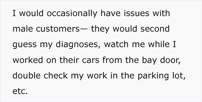 Customer Drives Into An Auto Repair Shop And Says He Doesn&rsquo;t Want A &ldquo;Chick&rdquo; Touching His Car, Makes A Fool Of Himself