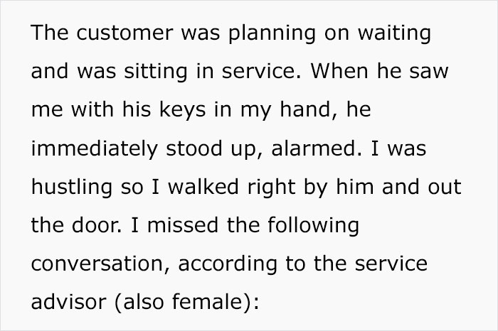Customer Drives Into An Auto Repair Shop And Says He Doesn’t Want A “Chick” Touching His Car, Makes A Fool Of Himself Customer Drives Into An Auto Repair Shop And Says He Doesn’t Want A “Chick” Touching His Car, Makes A Fool Of Himself