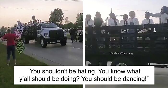People Online Are Cracking Up At How Foo Fighters Trolled Westboro Baptist Church Protesters With Disco Music