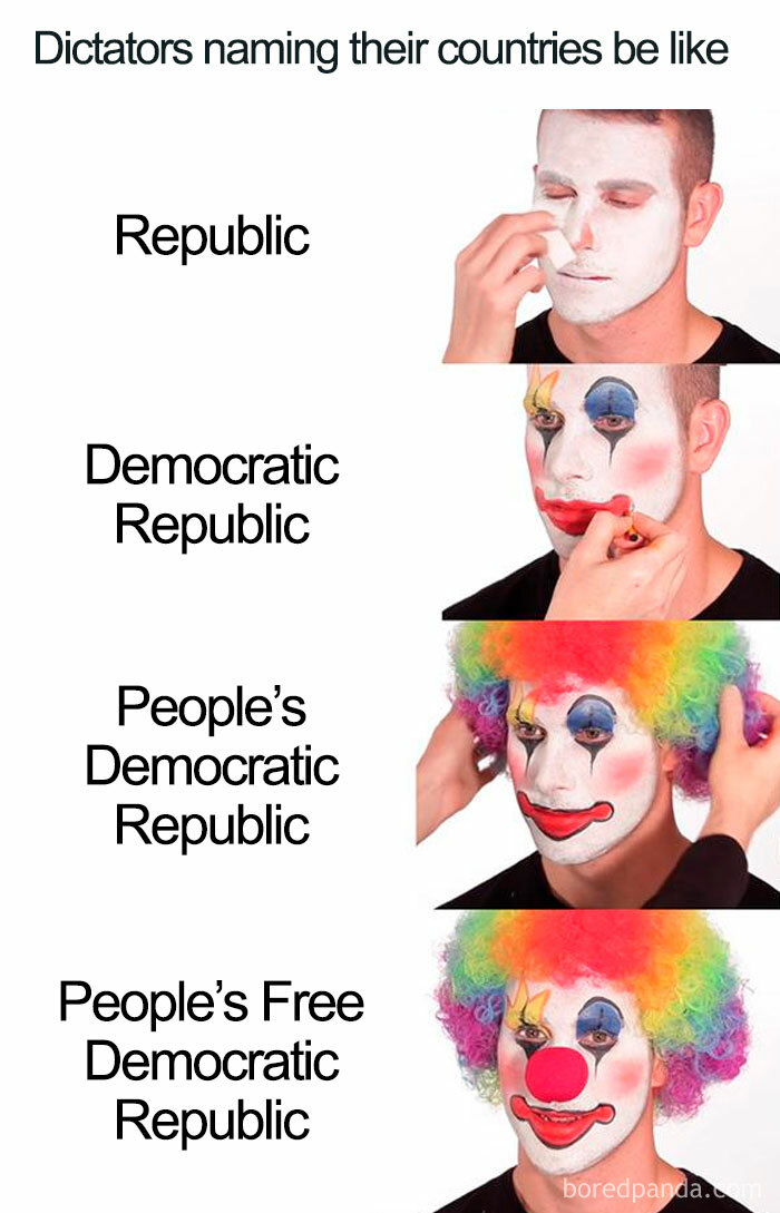 Also, "Justice And Freedom Parties" Hypocritically Often Stand For The Exact Opposite Control Through Fear And Injustice