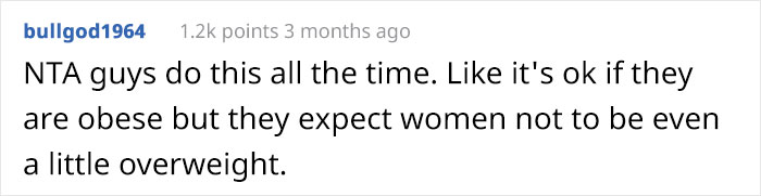 Woman Insults Her Obese Boyfriend's Weight After He Makes Sexist And Fat-Shaming Comments About Other Women Woman Insults Her Obese Boyfriend's Weight After He Makes Sexist And Fat-Shaming Comments About Other Women
