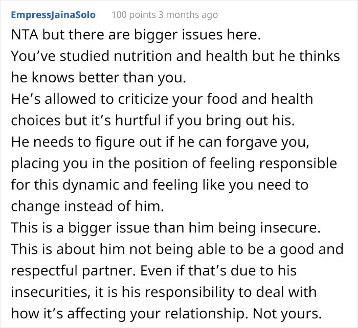 Woman Insults Her Obese Boyfriend's Weight After He Makes Sexist And Fat-Shaming Comments About Other Women Woman Insults Her Obese Boyfriend's Weight After He Makes Sexist And Fat-Shaming Comments About Other Women