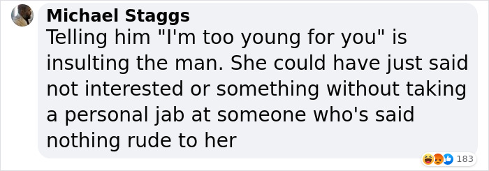 Man In His 40s Gets Turned Down For A Date With A 19-Year-Old, Embarrasses Himself With His 'Comeback' Man In His 40s Gets Turned Down For A Date With A 19-Year-Old, Embarrasses Himself With His 'Comeback'