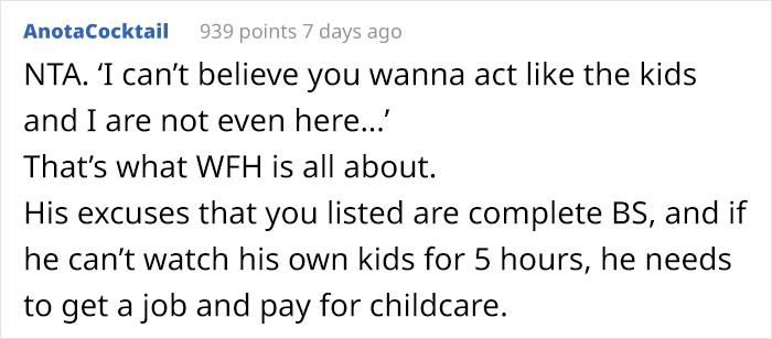 Unemployed Husband Keeps Interrupting His Working Wife With Requests And Chores, So She Installs A Lock, Sparks Family Drama