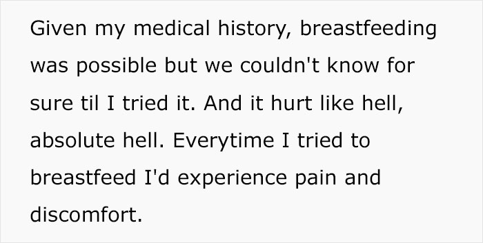 Husband Accuses New Mom Of Choosing Formula Over Breastfeeding Despite It Hurting Unbearably, Family Drama Ensues