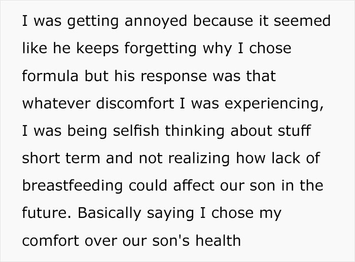 Husband Accuses New Mom Of Choosing Formula Over Breastfeeding Despite It Hurting Unbearably, Family Drama Ensues