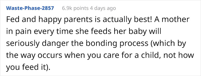 Husband Accuses New Mom Of Choosing Formula Over Breastfeeding Despite It Hurting Unbearably, Family Drama Ensues