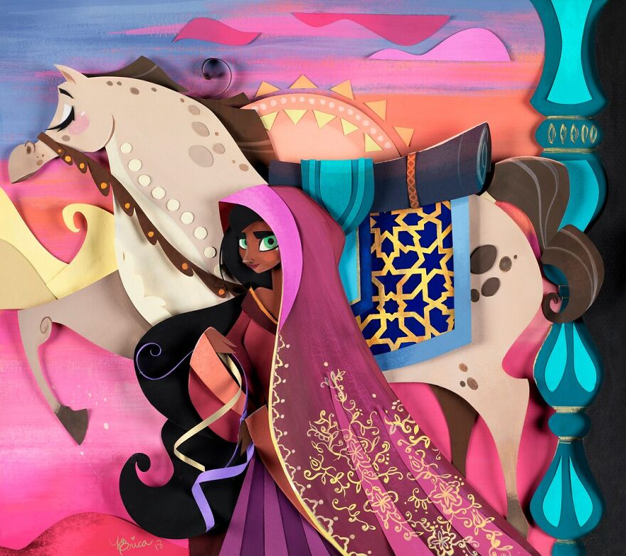 I Create A World Of My Own Using Paper, Scissors And A Little Too Much Color!