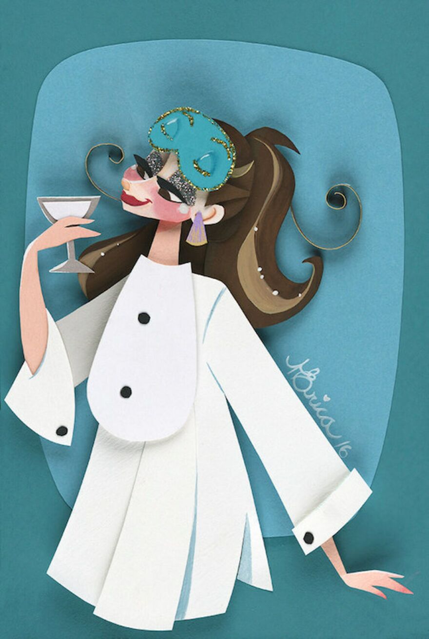 I Create A World Of My Own Using Paper, Scissors And A Little Too Much Color!