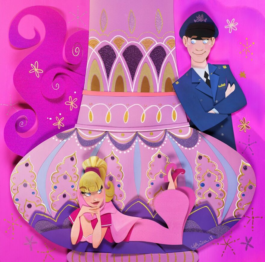 I Create A World Of My Own Using Paper, Scissors And A Little Too Much Color!