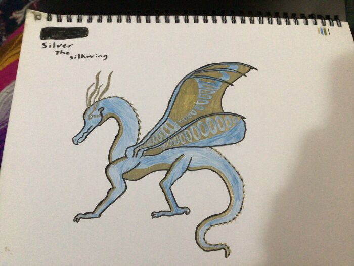 I Really Like Wings Of Fire And Silkwings So I Drew This (Drew It When I Was Ten)