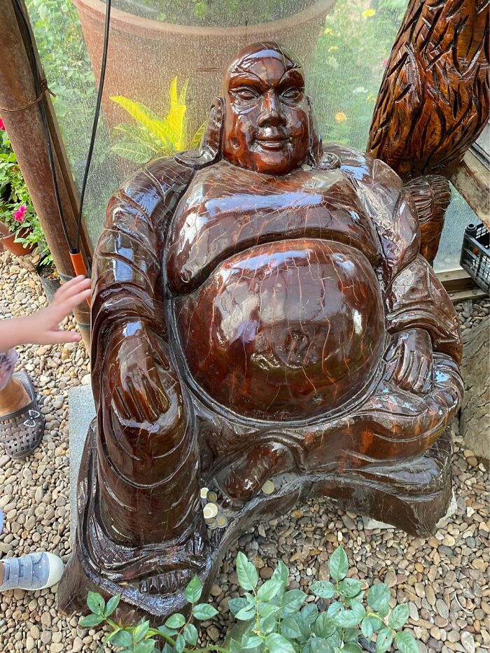 Wooden Bud. It's Really Heavy