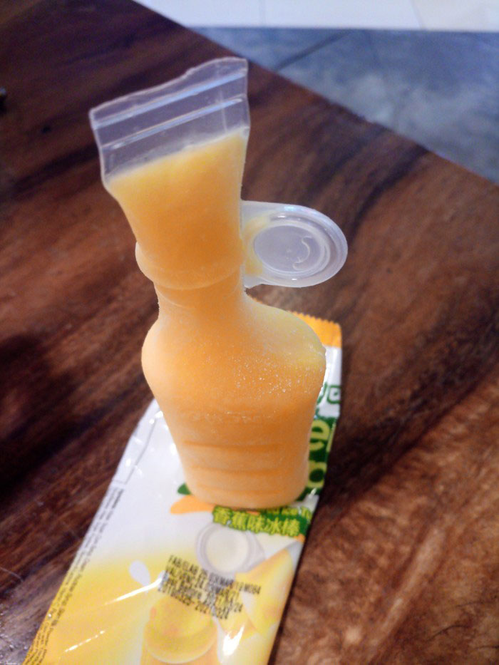 This Is Korean Ice Cream. You Just Squeeze It Out From The Bottom Up