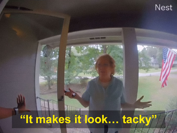 Joyless Karen Is Triggered By A Tigger Flag That Her Neighbor Has, Goes Viral On TikTok