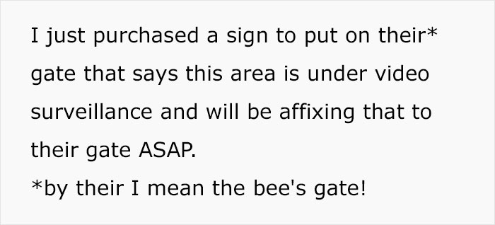 Neighbors Stand Up Against Beekeeper After They Refuse To Give Up Their Hobby For A Neighbor's Allergic Kid's Sake Neighbors Stand Up Against Beekeeper After They Refuse To Give Up Their Hobby For A Neighbor's Allergic Kid's Sake