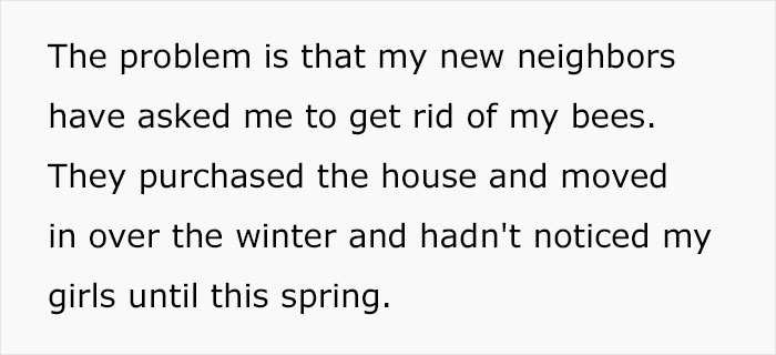 Neighbors Stand Up Against Beekeeper After They Refuse To Give Up Their Hobby For A Neighbor's Allergic Kid's Sake