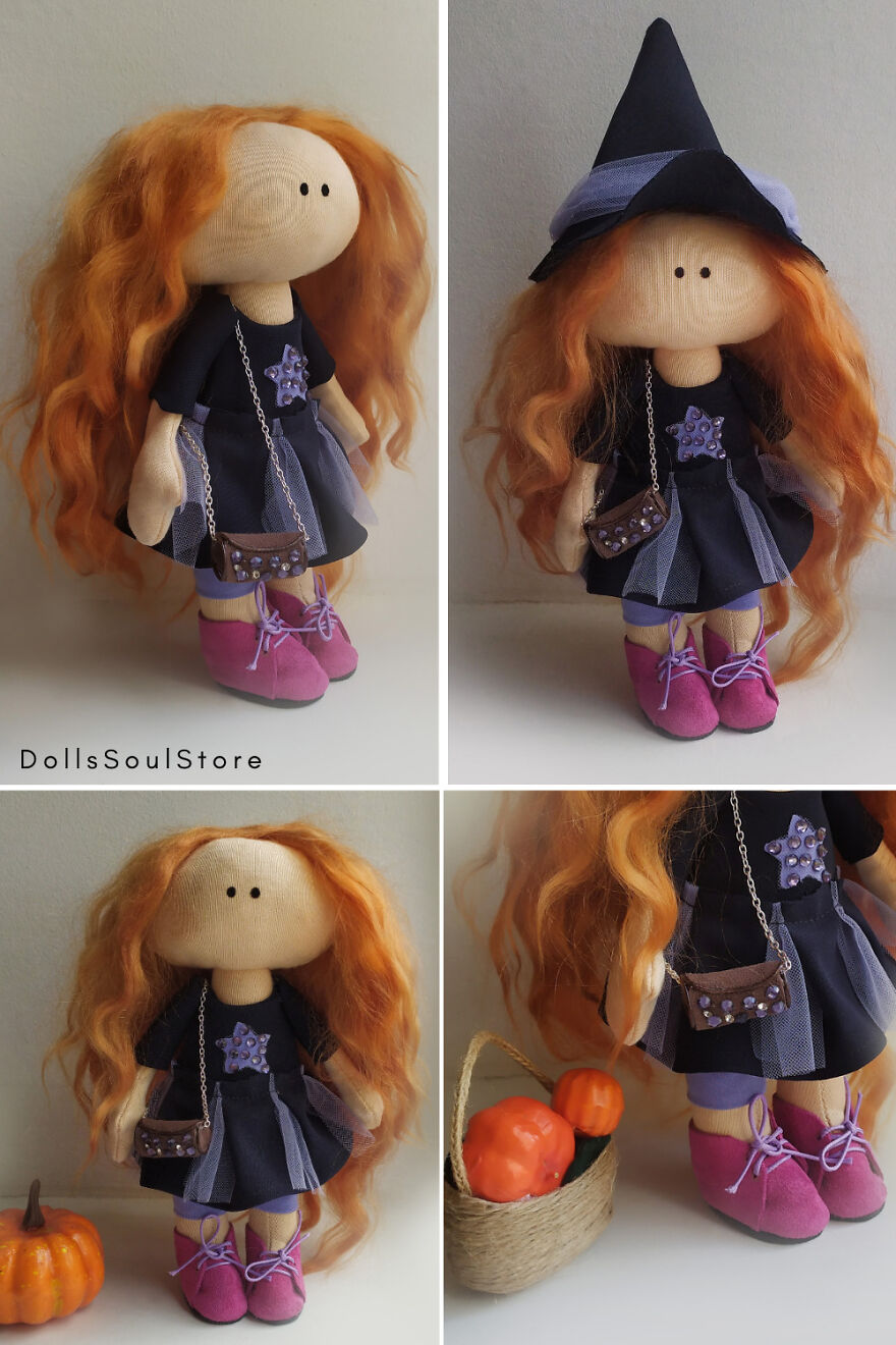 I Sewed A Little Witch Doll For Halloween!