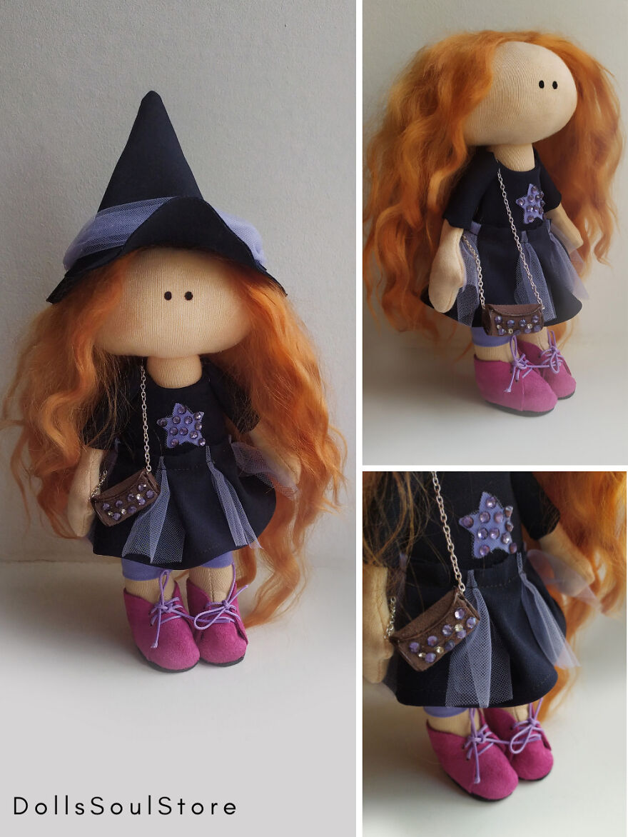 I Sewed A Little Witch Doll For Halloween!