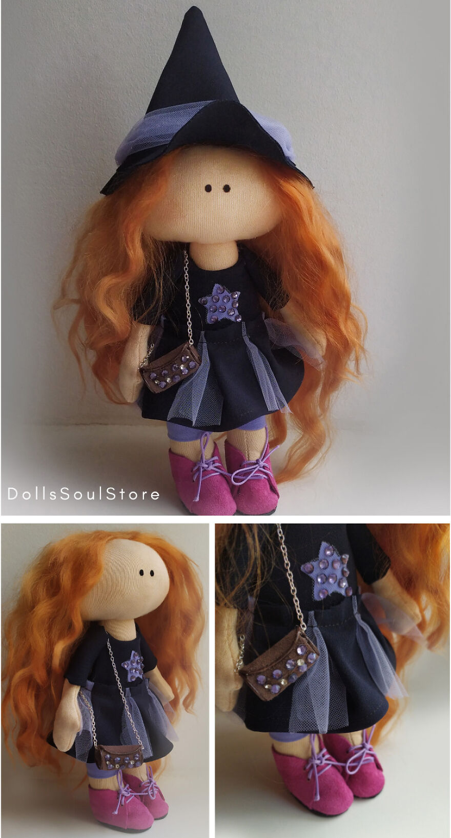 I Sewed A Little Witch Doll For Halloween!