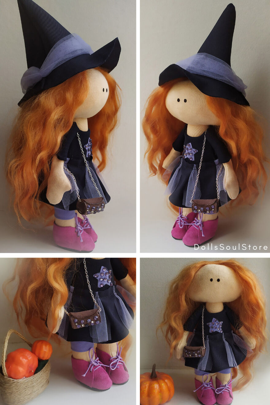 I Sewed A Little Witch Doll For Halloween!