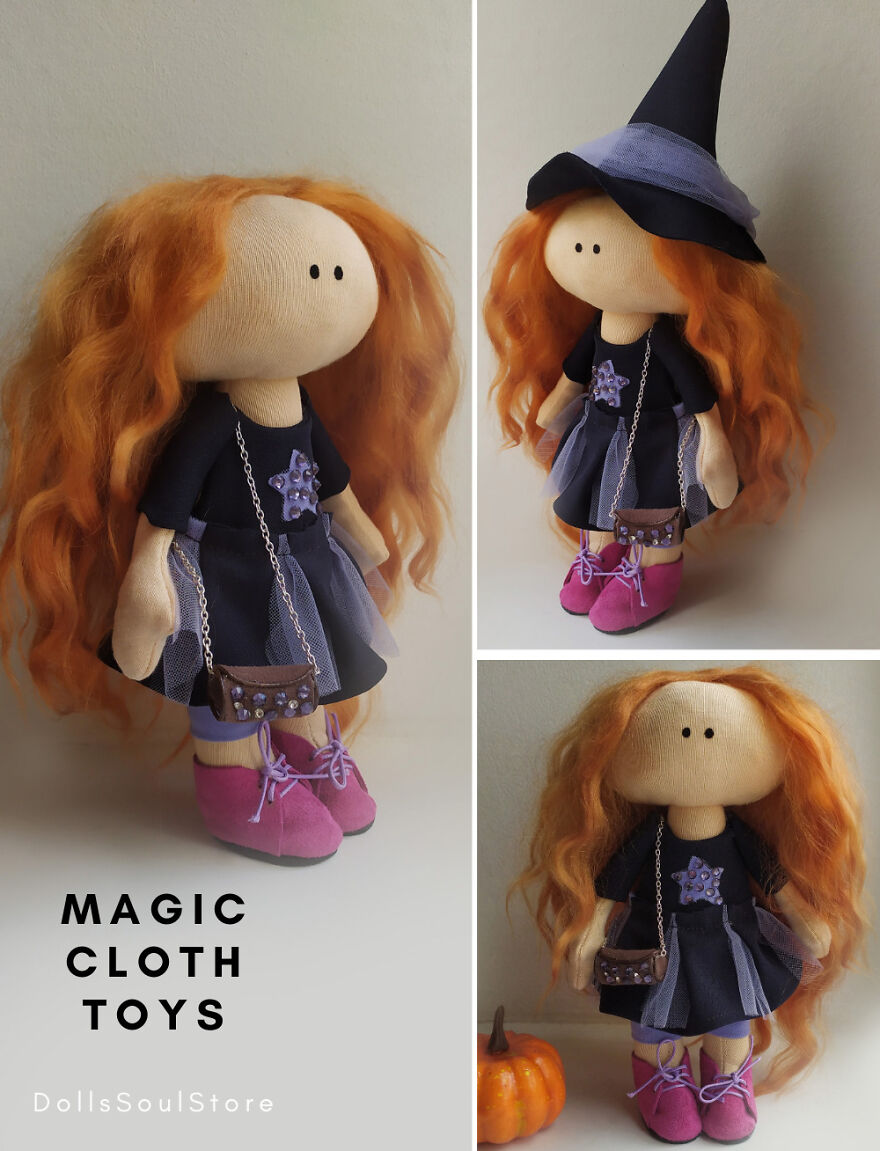 I Sewed A Little Witch Doll For Halloween!