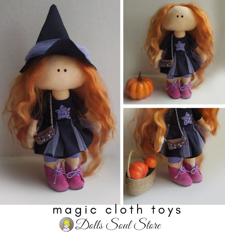 I Sewed A Little Witch Doll For Halloween!