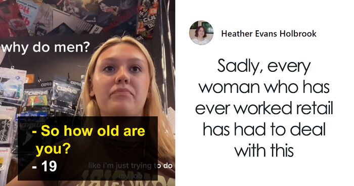 Young Woman Films Her Customer’s Cringy Attempts To Hit On Her At Work Despite Her Not Being Interested, Goes Viral