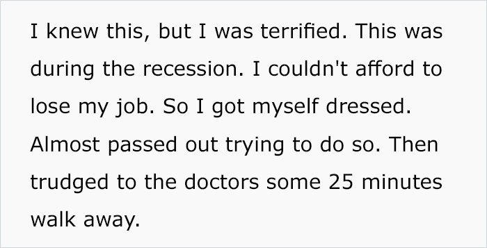 Doctor Writes "The Most Passive-Aggressive Note" To Sign Off An Employee For 2 Weeks Instead Of 2 Days After Her Jerk Manager Illegally Threatens To Fire Her