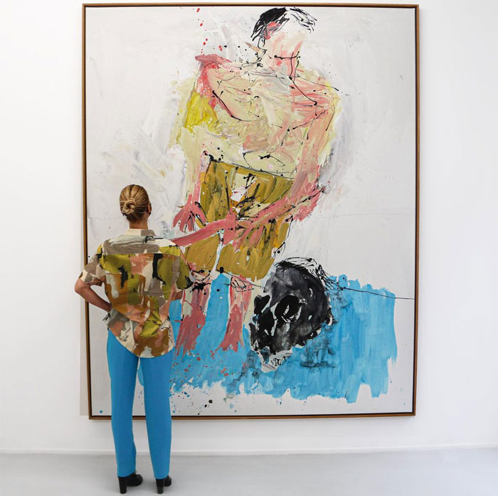 Georg Baselitz: Big Night III (Remix), 2008