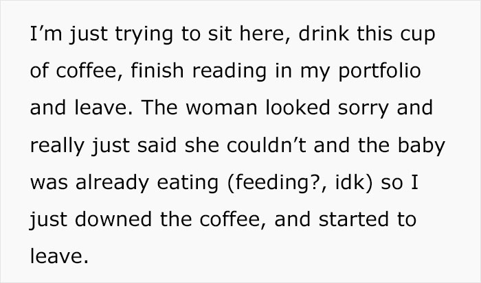 Man Asks If He Was Wrong To Ask A Mom Who Started Breastfeeding Her Baby To Sit At Another Table Man Asks If He Was Wrong To Ask A Mom Who Started Breastfeeding Her Baby To Sit At Another Table