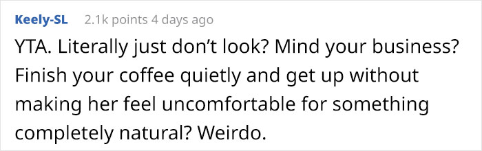 Man Asks If He Was Wrong To Ask A Mom Who Started Breastfeeding Her Baby To Sit At Another Table Man Asks If He Was Wrong To Ask A Mom Who Started Breastfeeding Her Baby To Sit At Another Table