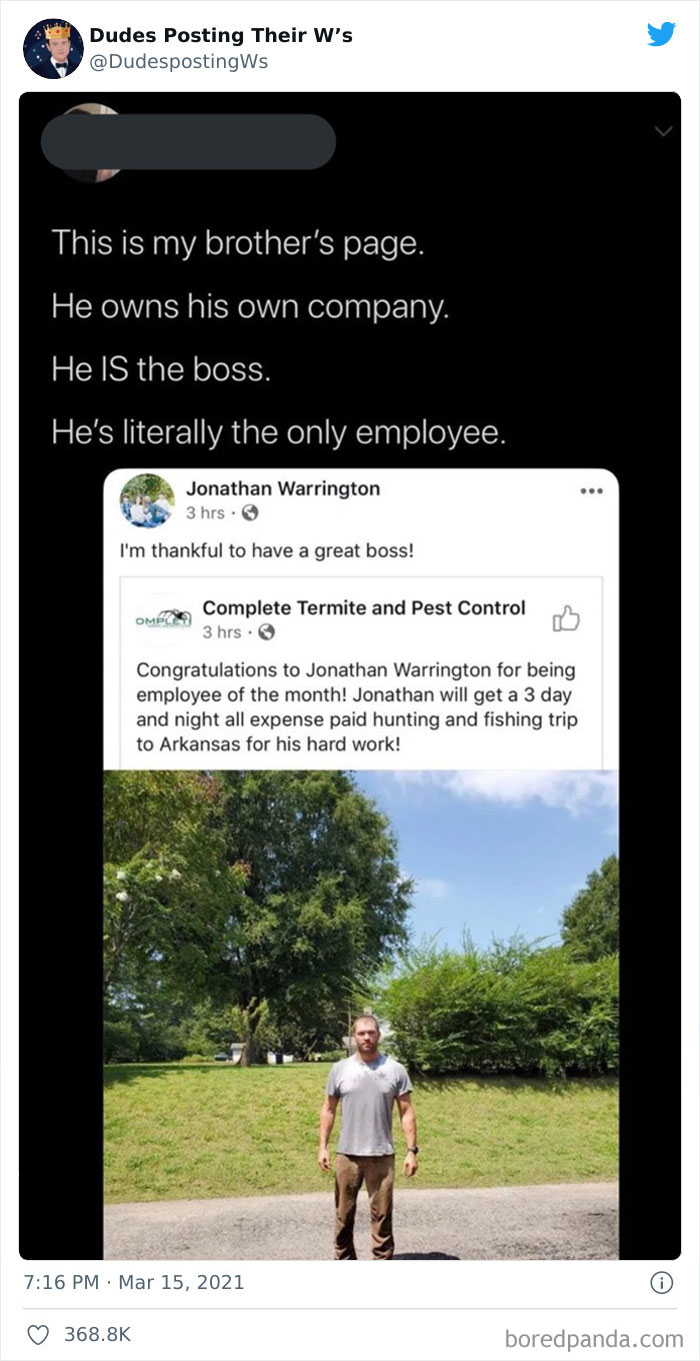 Dudes Posting Their Wins