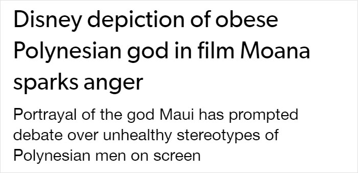 Sick Of People Calling Maui From Moana Obese, Tumblr User Explains What Male Strength Really Looks Like