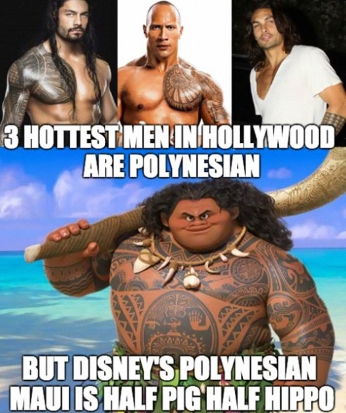 Sick Of People Calling Maui From Moana Obese, Tumblr User Explains What Male Strength Really Looks Like